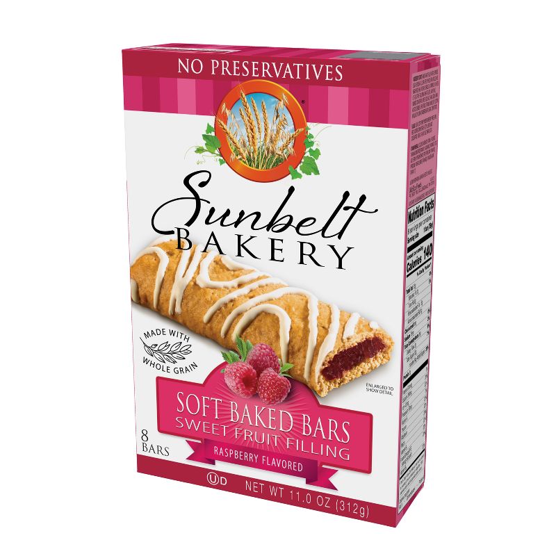 Sunbelt Raspberry Soft Baked Bars - 11oz, 3 of 5