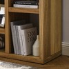 Open Wooden Open Shelf Bookcase, Freestanding Display Storage Cabinet with 7 Cube Storage Spaces - 4 of 4