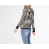 Women's Aruni V-neck Striped Knit Top With Hood - COCO + CARMEN - 2 of 3