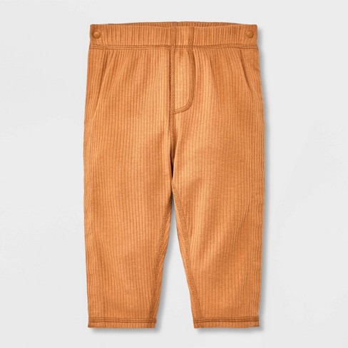 Baby Adaptive Side Snap Pants - Cat & Jack™ Brown : Target