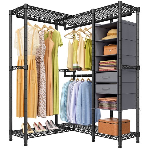 Vipek V5i Garment Rack Bedroom Armoires Freestanding Closet Organizer  Portable Wardrobe Closet, Medium Size - Black : Target