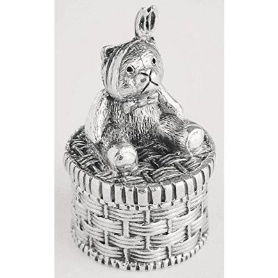 Royal Selangor 016498R Teddy Bear Toothbox, Pewter