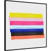 30" x 30" Linear Illusions III by Christine Essue Framed Canvas Wall Art Print - Amanti Art: Modern Decor, Polystyrene Frame - 2 of 4