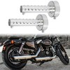 Unique Bargains Motorcycle Exhaust Silencer Exhaust Insert Muffler Pipe 2 Pcs - 3 of 4