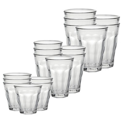 Duralex 17.625oz Picardie Glasses - 18 Piece Set