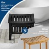 HDPE Showers Bench with Storage Shelf,Shower Bench for Inside Shower to Sit On,Waterproof Showers Stool/Chair/Seat for Bathroom, Bathtub, Supports - 4 of 4