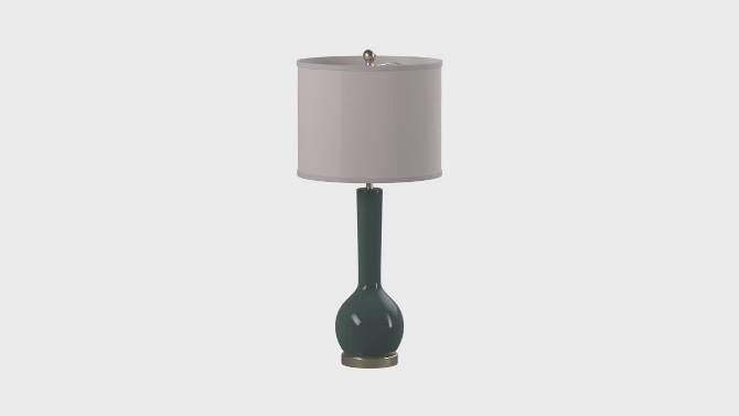 Mae Long Neck Ceramic Table Lamp (Set of 2)  - Safavieh, 2 of 7, play video