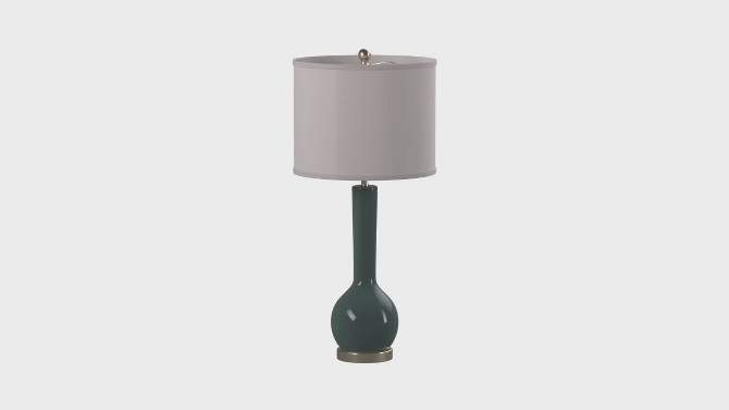 Mae Long Neck Ceramic Table Lamp (Set of 2)  - Safavieh, 2 of 10, play video