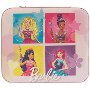 Mele & Co. Barbie Besties Vegan Leather Jewelry Case - Pink - 1 of 4
