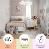 Buzz & Bloom Platform Bed Frame with Chevron Headboard and Footboard and Wood Slat Foundation - 4 of 4