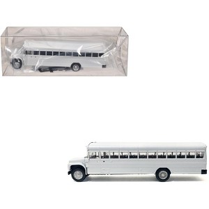 School Bus White 1/87 (HO) Plastic Model by Promotex - 1 of 3