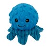 Petlou Octopus EZ Squeaky Dog Toy - Set of 2 (4-inch) - 2 of 3