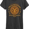 Women's - Yellowstone - Protect The Ranch Collegiate Logo Short Sleeve Graphic T-Shirt - 2 of 4