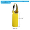 Unique Bargains Neoprene Insulated Removable Adjustable Shoulder Straps Water Bottle Sling Bag 2.64"x7.28" Yellow - 2 of 4
