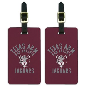 Texas AM UniversitySan Antonio Jaguars Logo Luggage ID Tags Suitcase CarryOn Cards  Set of 2 - 1 of 4
