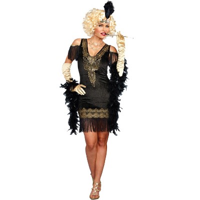 Forum Novelties Pink & Black Flapper Roaring 20's Adult Costume Boa : Target