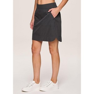 RBX Active Women's Longer Length Quick Drying Lightweight Travel Tennis Golf Skirt with Built-In Shorts and Pockets - 1 of 4