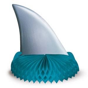 Beistle Shark Fin Centerpieces, 6.25" x 6.75", (3/Pkg) Multicolored - 1 of 4