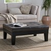 40.5"W Ottoman with Drawer, Bench, Footrest, Dark Coffee-Merax - 2 of 4
