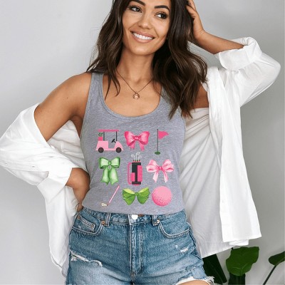 Simply Sage Market Golf Icons Coquette Racerback Tank