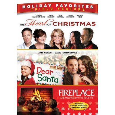 The Heart of Christmas / Dear Santa / Fireplace (DVD)(2013)