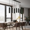 Livex Lighting Ardmore 6 - Light Island Pendant Light in  Shiny Black - 3 of 4