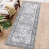 Machine Washable Area Rug Non Slip Non Shedding Rug Boho Printed Low Pile Rugs Vintage Foldable Stain Resistant Indoor Carpet for Bedroom Living Room - 3 of 4