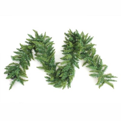 Perfect Holiday 9' X 12" Garland Warm White LED