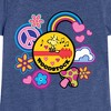 Girls' - Peanuts - Woodstock Peace And Love Flair Fitted Short Sleeve Graphic T-Shirt - 2 of 4