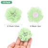 Unique Bargains Mesh Fabric Rhinestone Pearl Chiffon Flowers 2.17 x 2.17 Inch - 3 of 4