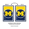 Evergreen Flag, DS New Burlap, Reg, University Of Michigan - 4 of 4