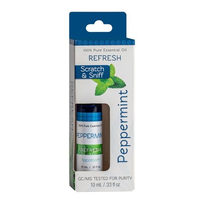 Peppermint Essential Oil 10ml - SpaRoom: Plant-Based, Aluminum-Free, Pure Aromatherapy Oil