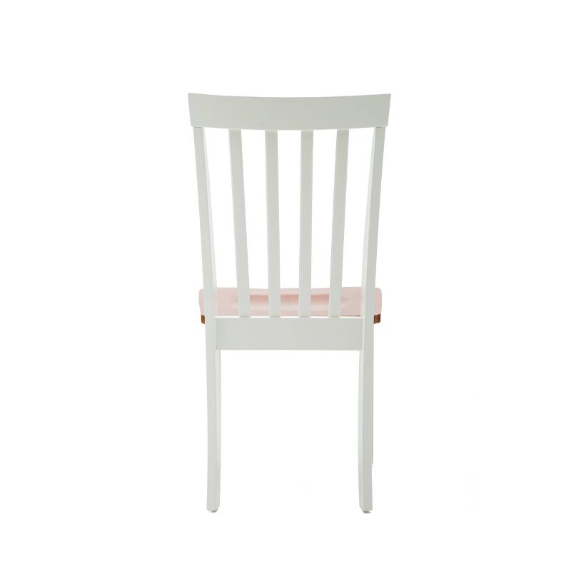Set of 2 Bloomington Dining Chairs White/Honey Oak - Boraam, 5 of 10