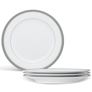 Noritake Charlotta Platinum Set of 4 Salad Plates - 1 of 4