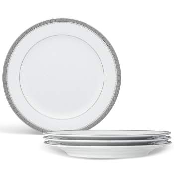 Noritake Charlotta Platinum Set of 4 Salad Plates