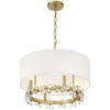 Savoy House Dahlia 4 - Light Pendant in  Warm Brass - 2 of 4