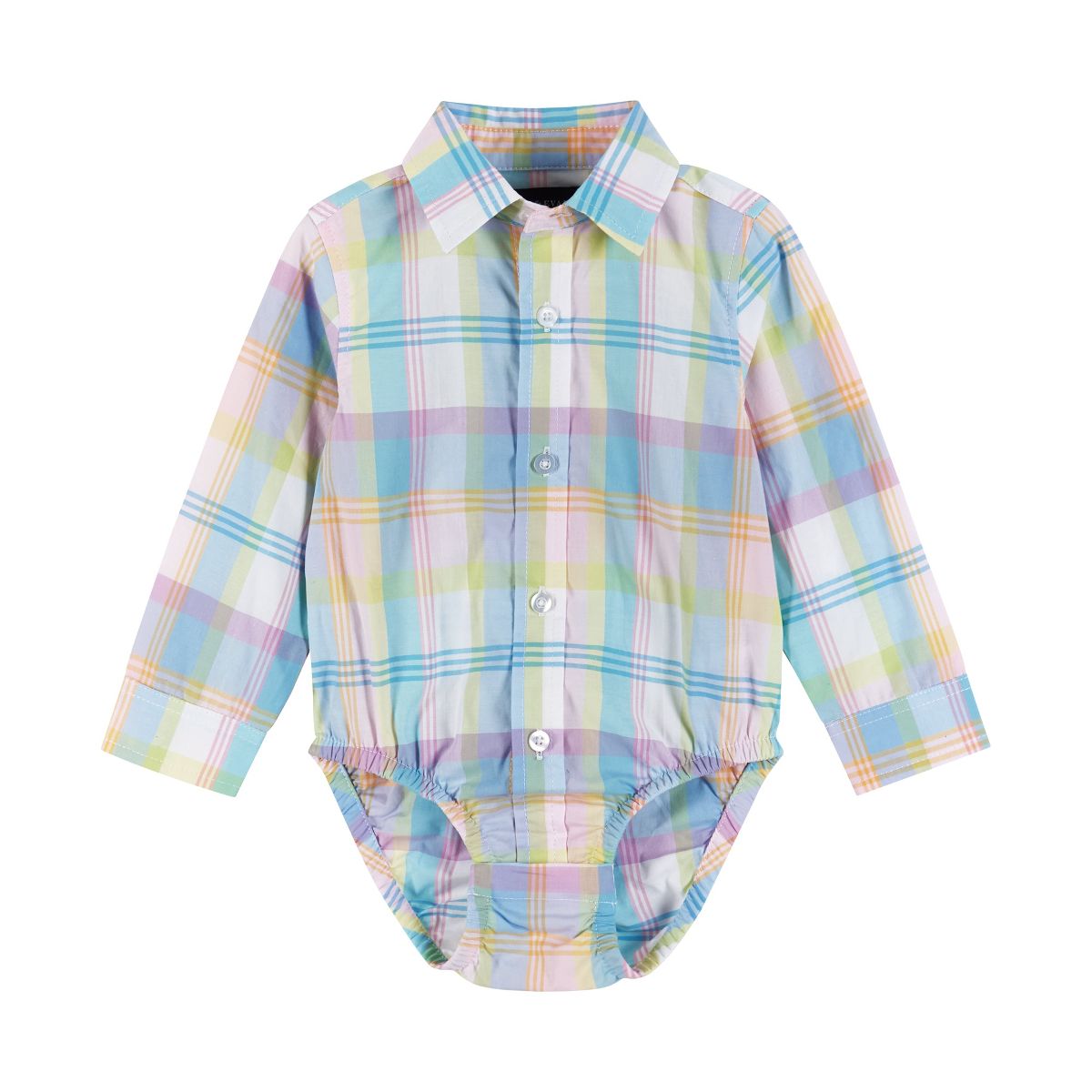 Andy & Evan  Infant  Light Green Plaid Sweater Vest Set - thumbnail 5