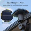 PAGED Swing Chair Outdoor, 2 Person Adjustable Canopy Deluxe Hammock Swing Glider with Solar LED Light and 2  Cushions - 4 of 4