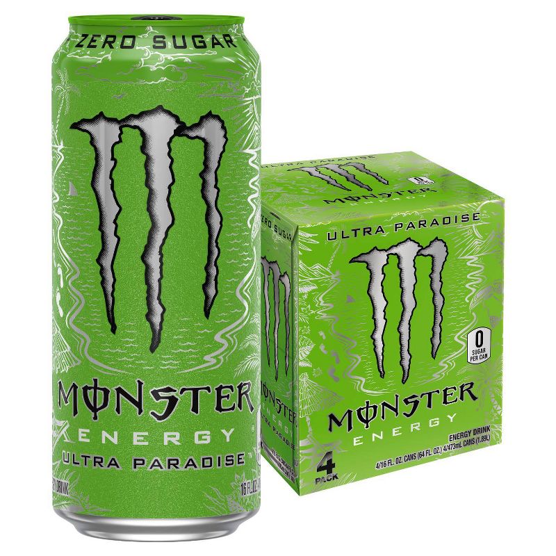 Monster Energy Ultra Paradise - 4pk/16 fl oz Cans, 1 of 7