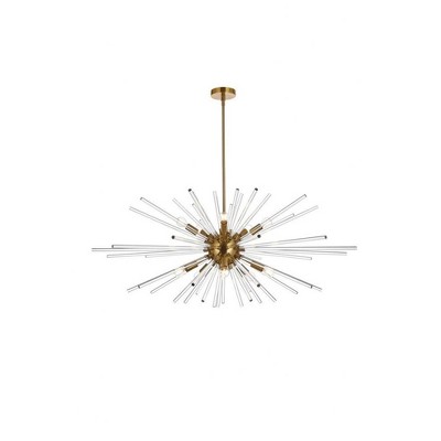 Elegant Lighting Sienna 10 - Light Pendant in  Gold