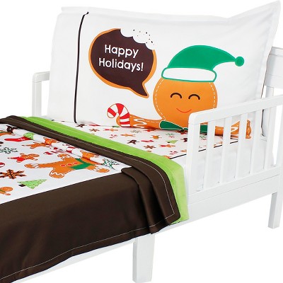 christmas cot bed sheet