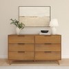 Plank+Beam 6 Drawer Dresser with Brass Handle - 2 of 4