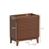 APRILSOUL  Bathroom Vanity, Mid-Century Bathroom Vanity with 2 Soft Closing Doors, Freestanding Bathroom with Wood Grain Laminate - 2 of 4