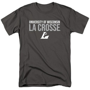 Men's University of Wisconsin La Crosse Official Stacked T-Shirt - 1 of 4
