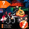 Tangkula 9 FT Halloween Inflatable Grim Reaper Driving Pumpkin Carriage LED Lighted Carriage with Pumpkin & Skeleton Dragon Large Outdoor Decoration - 4 of 4