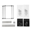 Yukimo 2 Tier Laundry Hamper with 4 Removable Bags, Clothes Sorter Organizer for Lights and Darks Laundry - 4 of 4