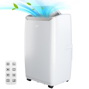Portable Air Conditioners,12000 BTU Air Conditioner,3-In-1 Portable AC with Quick Cooling, Dehumidifying for Rooms Up to 550 Sq.Ft, 3-Speed Fan,White - 1 of 4