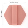 Unique Bargains Hexagon Shape Bath Brush for Bathroom 4.41"×3.94" 1 Pc - 2 of 3