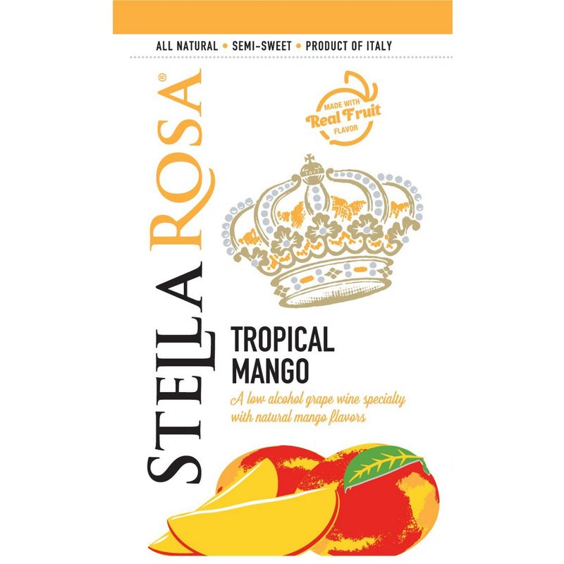 Stella Rosa Tropical Mango Wine - 2pk/250ml Cans, 5 of 15