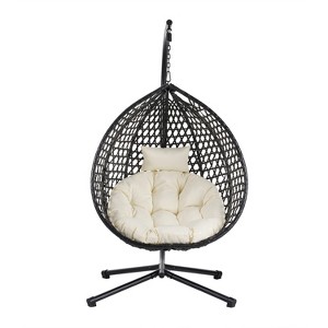 TIRAMISUBEST Versatile Hanging Egg Chair for Indoor and Outdoor Use - 1 of 4